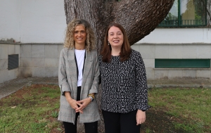 Las investigadoras Cristina Martínez y Isabel Castillejo 