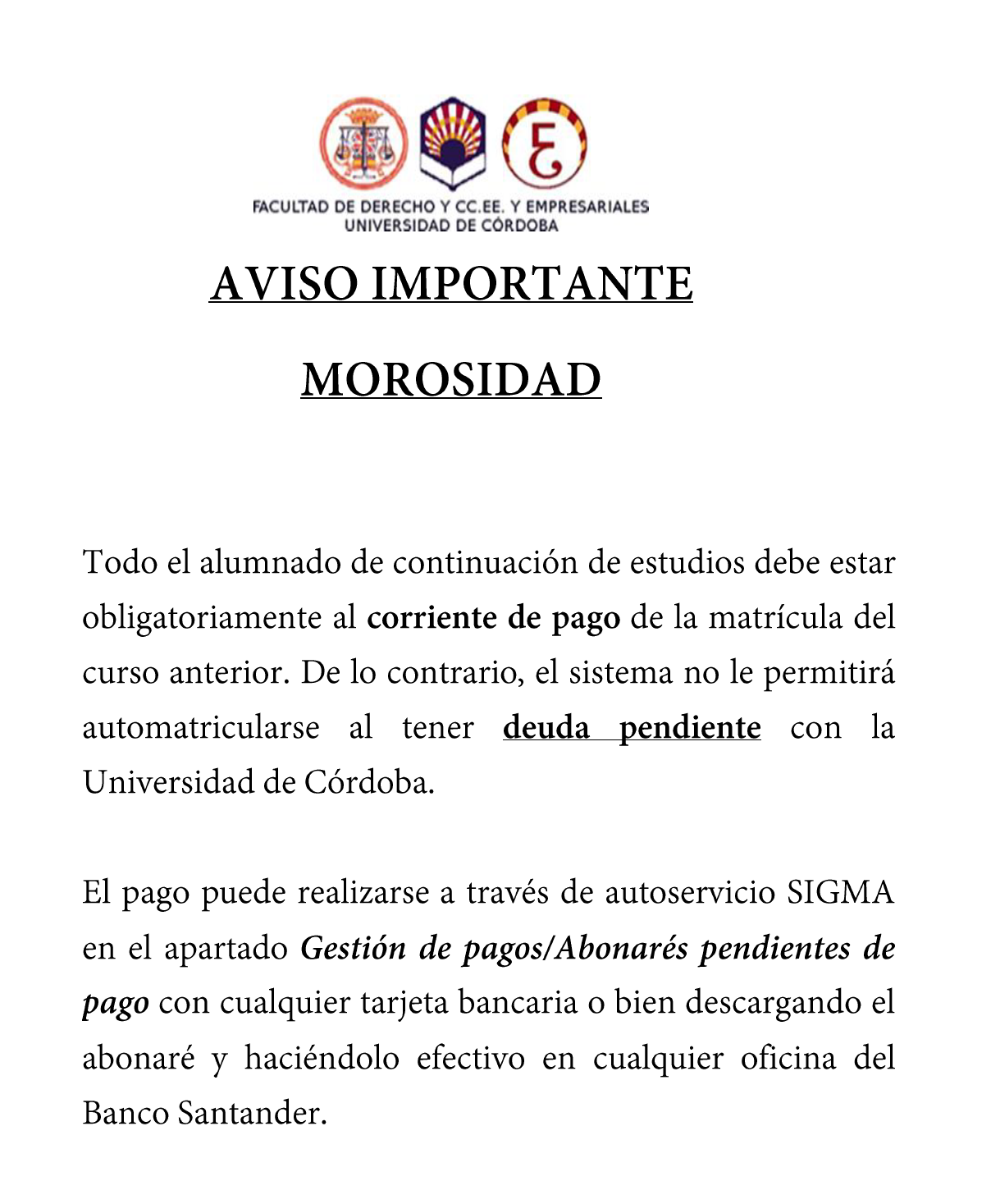 morosidad