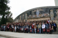 Participantes en el Caf con Ciencia de 2011