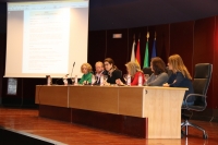 Intervencin de la gerente de la Universidad de Crdoba, Luisa M. Rancao, en la jornada informativa a proveedores