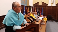 Jos Manuel Cuenca Toribio durante su discurso