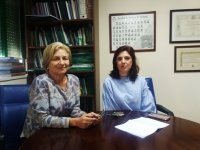Las investigadoras Carmen Galn y Herminia Garca Mozo