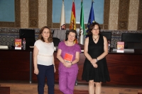 De izquierda a derecha, Mara Rosal, Laura Freixas y M ngeles Hermosilla