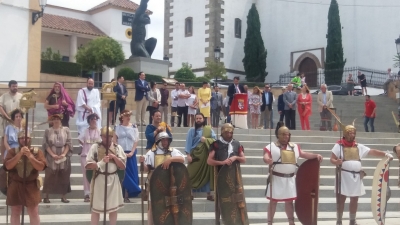 Un momento de la ceremonia de restitucin de Mellaria