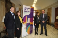 De izquierda a derecha, Jos Carlos Gmez Villamandos, M ngeles Luna, Isabel Ambrosio y Antonio Ruiz.