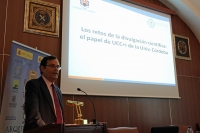 Alberto Marinas, director adjunto al Vicerrectorado de Investigacin de la Universidad de Crdoba, en su intervencin en el Congreso Internacional Rescate