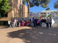 Presentación del mural de Josefina Castellví en Puente Genil