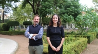 Researchers who participated in the study, José Luis Quero and Rocío Hernández
