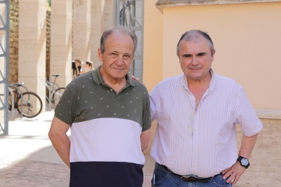 Tomás López (izq.) y Antonio Menor, dos de los investigadores que han participado en el estudio.