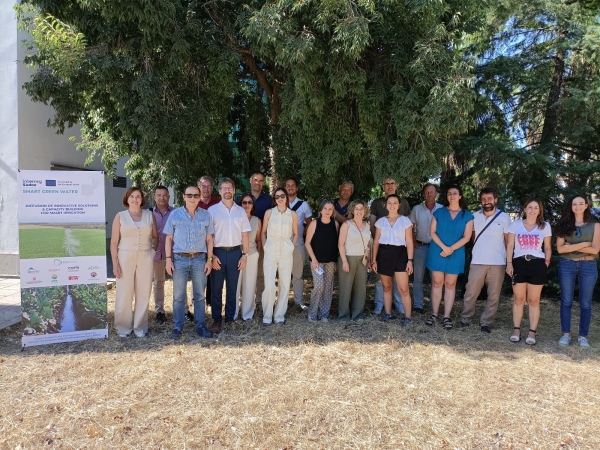 Foto del equipo durante las jornadas del proyecto Smart Green Water 