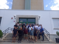 Intengrantes de la UCO,  IAS-CSIC y del &#039;Almond Board of Australia&#039;, en el Campus de Rabanales.