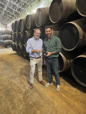 Los inventores de esta patente, Juan Moreno y Eduardo Cañete (Universidad de Córdoba).