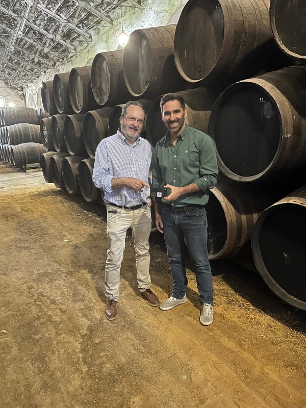Los inventores de esta patente, Juan Moreno y Eduardo Cañete (Universidad de Córdoba).