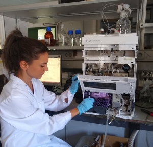 La investigadora responsable del estudio, Soledad González, en el laboratorio.